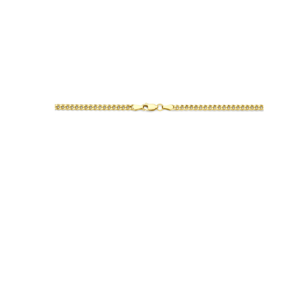 ketting-heren-zilgold-gourmet-schakels-14-karaat-goud-3-7-mm-breedte