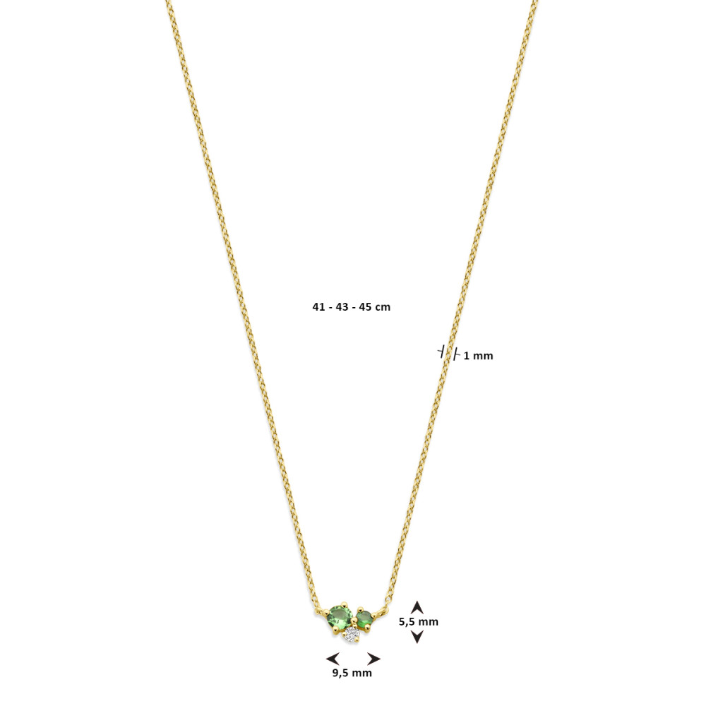 ketting-met-groene-tsavoriet-en-diamanten-0-03-crt-gouden-ketting-met-hanger-lengte-verstelbaar-41-45-cm