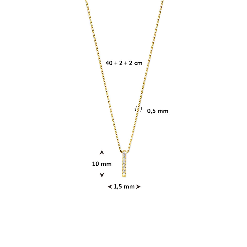 ketting-met-hanger-14-karaat-goud-004-crt-lab-grown-diamant-staafje-glanzend-lengte-40-42-44-cm