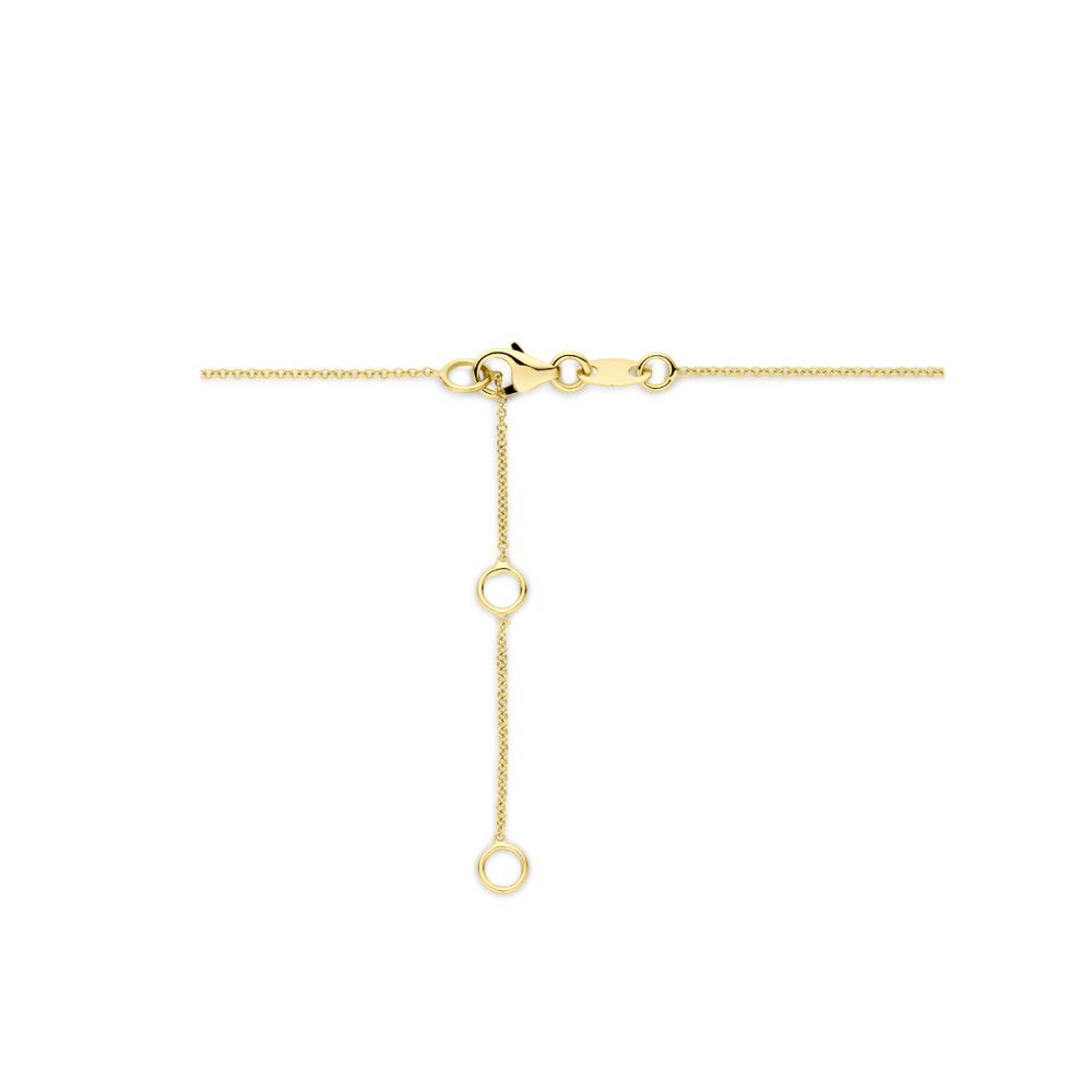ketting-met-hanger-14-karaat-goud-anker-diamant-0075-crt-glanzend-lengte-41-43-45-cm