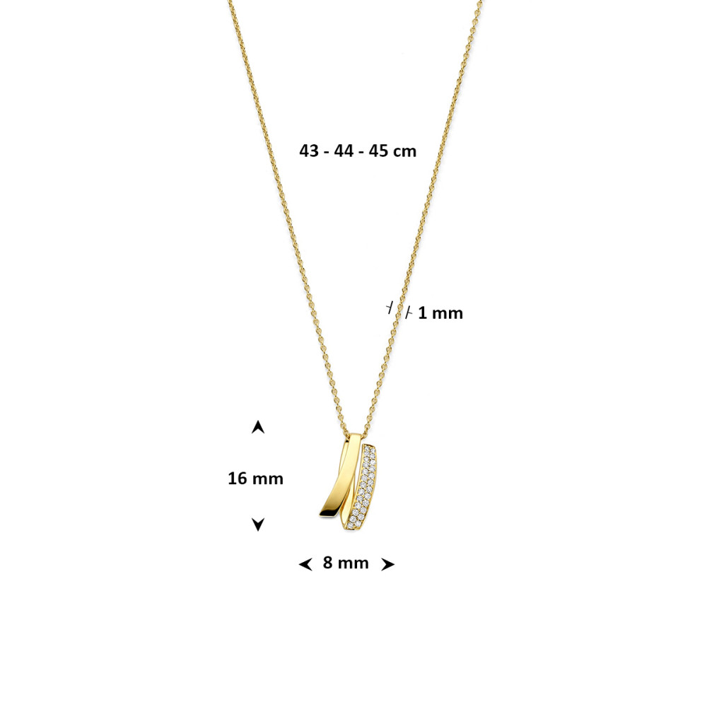 ketting-met-hanger-14-karaat-goud-en-0-10-crt-diamanten-lengte-43-44-45-cm