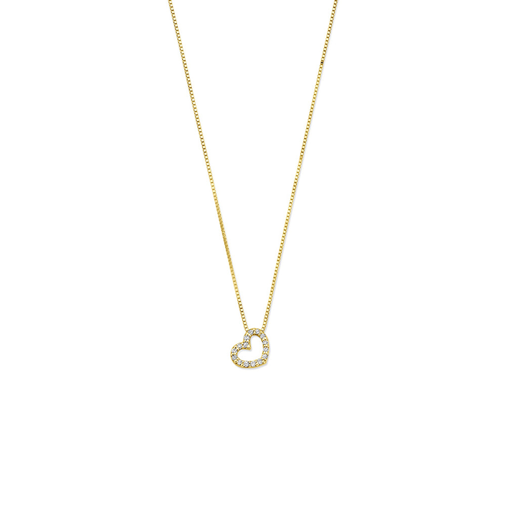 ketting-met-hanger-14-karaat-goud-hartje-008-crt-lab-diamant-glanzend-lengte-40-42-44-cm