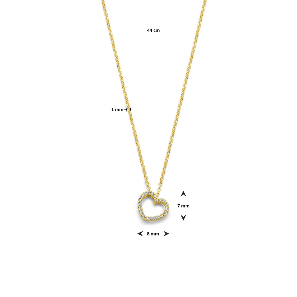 ketting-met-hanger-14-karaat-goud-hartje-diamanten-006-crt-glanzend-lengte-40-42-44-cm