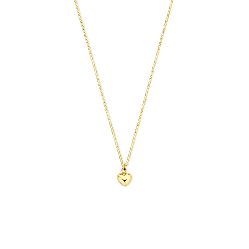 ketting-met-hanger-hartje-14-karaat-goud-anker-glanzend-lengte-40-42-cm