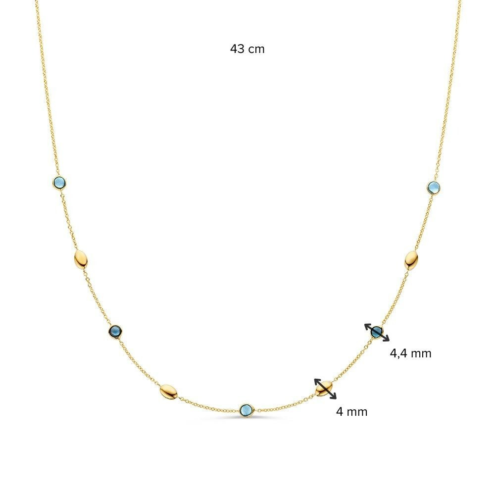 ketting-met-ronde-blauwe-topaas-stenen-en-gouden-ovalen-lengte-43-cm