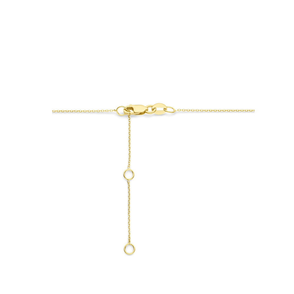 ketting-met-ronde-hanger-18-karaat-goud-0-20-crt-diamant-glanzend-lengte-40-42-44-cm