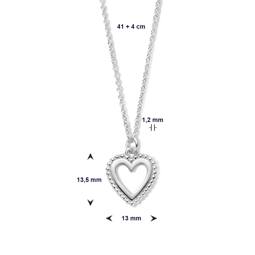 ketting-van-925-zilver-en-open-hart-hanger-met-bolletjes-1-2-mm-lengte-41-45-cm