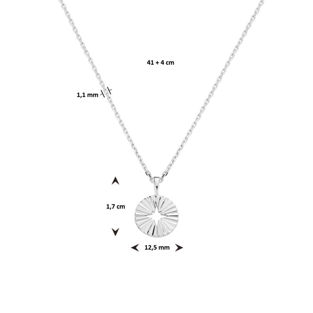 ketting-van-925-zilver-ster-hanger-gediamanteerd-1-1-mm-breedte-lengte-41-45-cm
