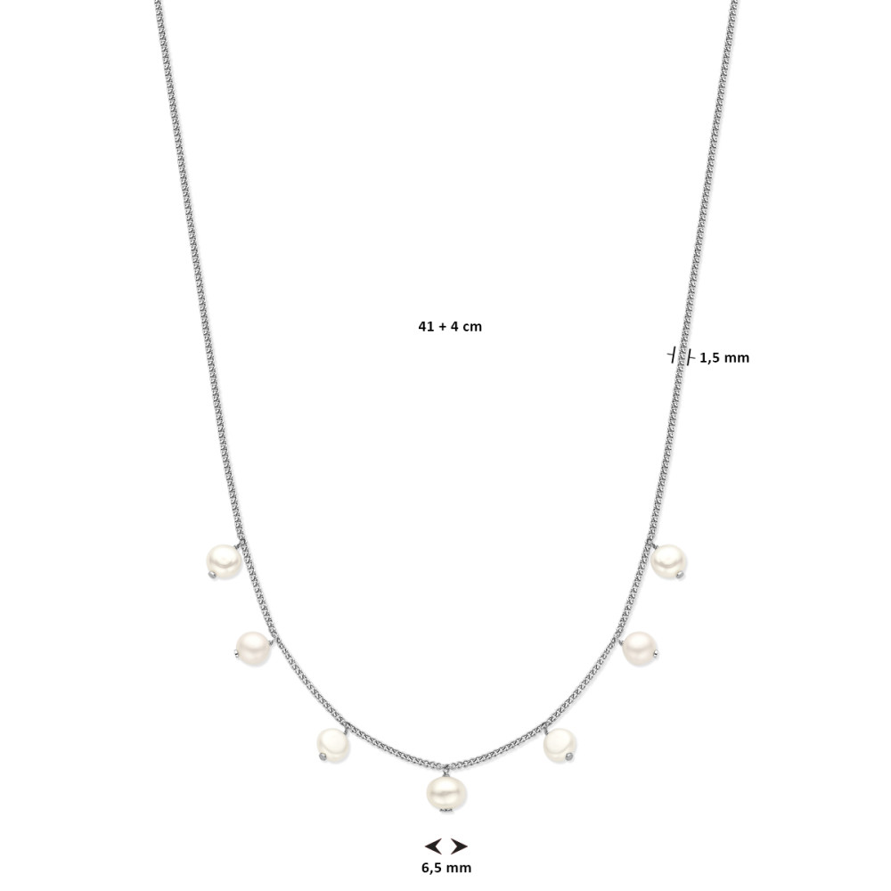 ketting-zilver-en-7-parel-hangers-en-1-5-mm-breedte-lengte-41-45-cm