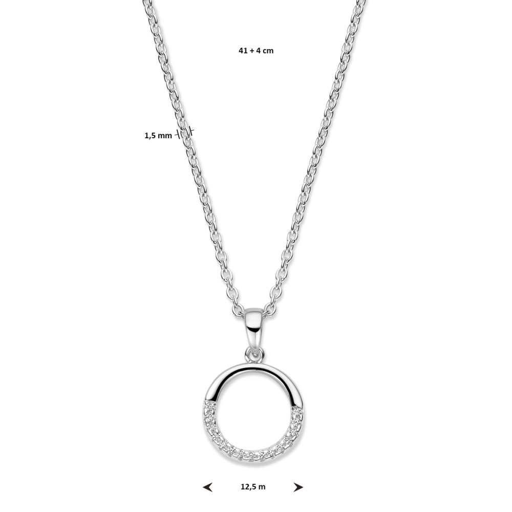 ketting-zilver-en-open-cirkel-van-briljant-geslepen-zirkonia-s-1-5-mm-breedte-lengte-41-45-cm