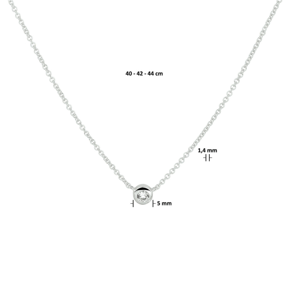 ketting-zilver-ronde-hanger-en-transparante-zirkonia-1-4-mm-breedte-lengte-40-44-cm
