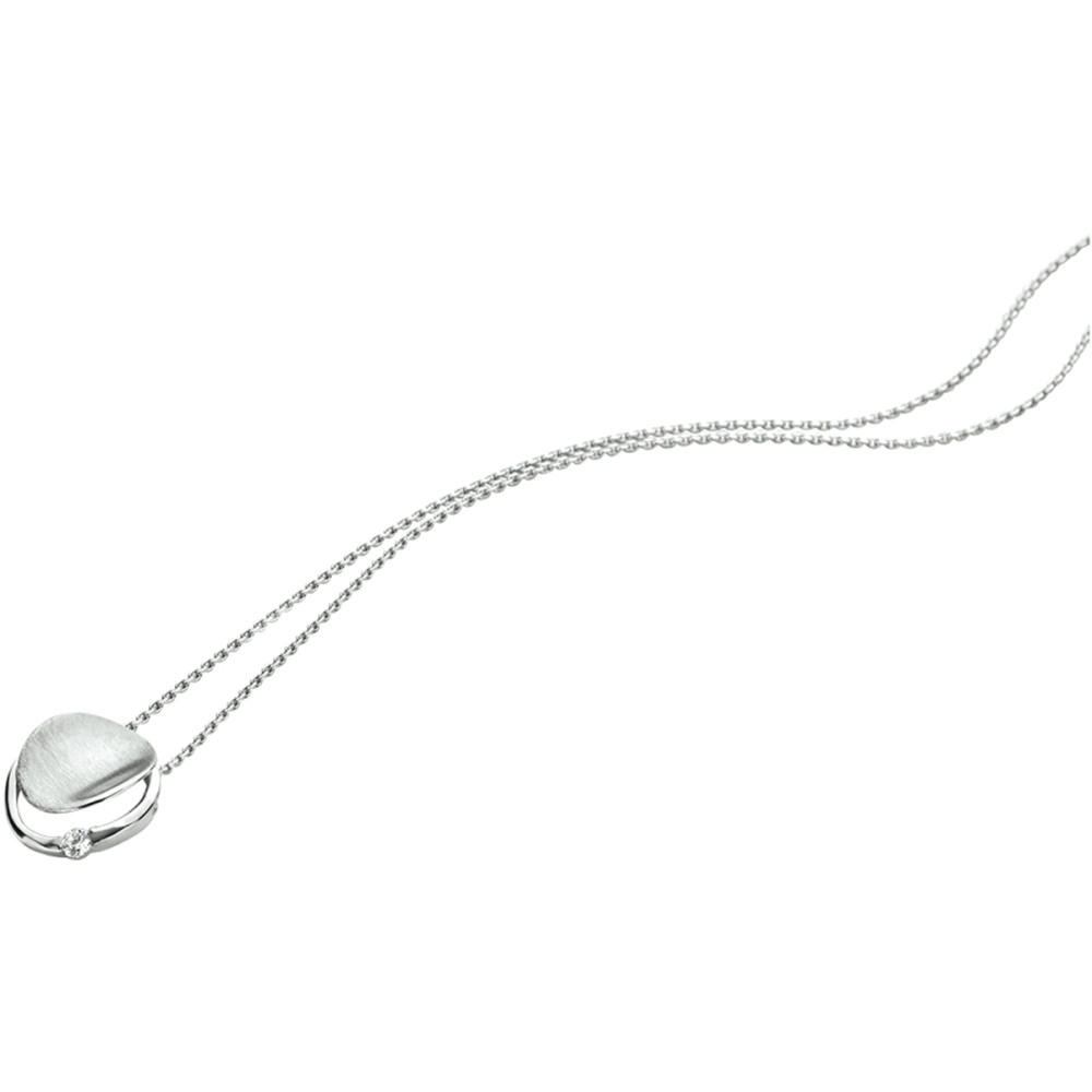 ketting-zilver-ronde-matte-hanger-en-glanzend-zirkonia-boogje-1-3-mm-breedte-lengte-41-45-cm