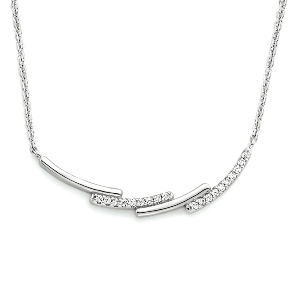 ketting-zilver-vier-gebogen-staafjes-zirkonia-en-glanzend-lengte-42-45-cm