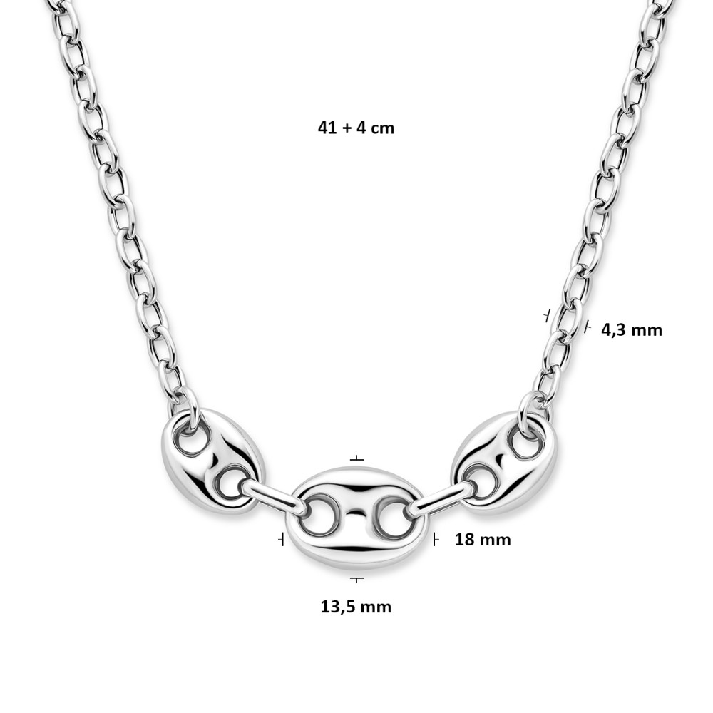 ketting-zilveren-anker-en-koffieboon-schakels-4-3-mm-breedte-lengte-41-45-cm