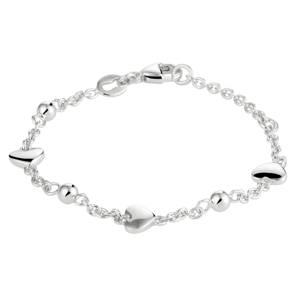 kinder-bedelarmband-925-zilveren-hartjes-en-bolletjes-glanzend-5-5-mm-breedte-lengte-11-13-cm