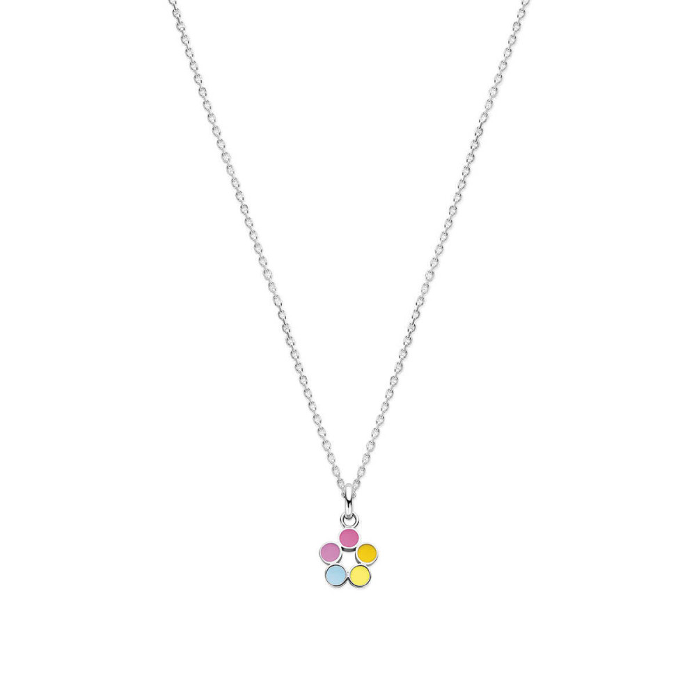 kinder-ketting-bloem-hanger-met-kleurrijke-emaille-blaadjes-lengte-36-40-cm