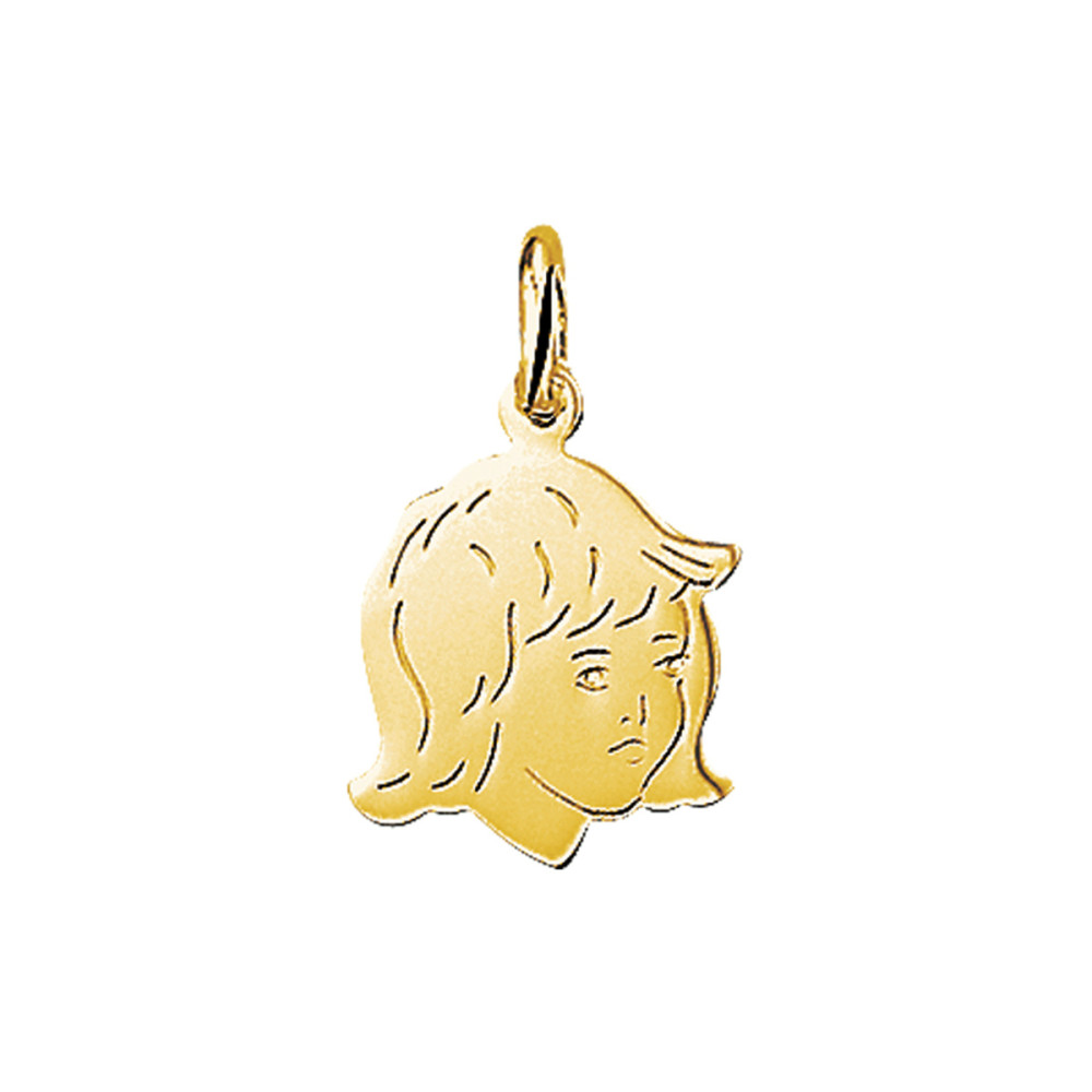 kinderkopje-hanger-14-karaat-glanzend-goud-meisjesgezicht-14-mm-breed-x-17-mm-hoog