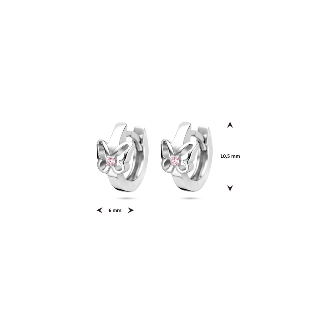kinderoorbellen-zilver-925-vlinder-roze-zirkonia-10-5-mm-diameter