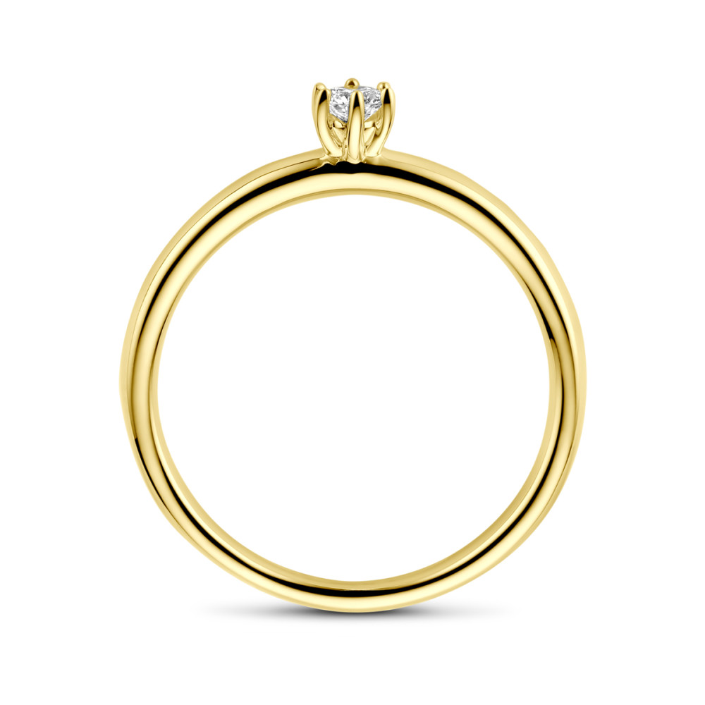 klassieke-14-karaat-gouden-solitair-ring-met-diamant-0-1-crt