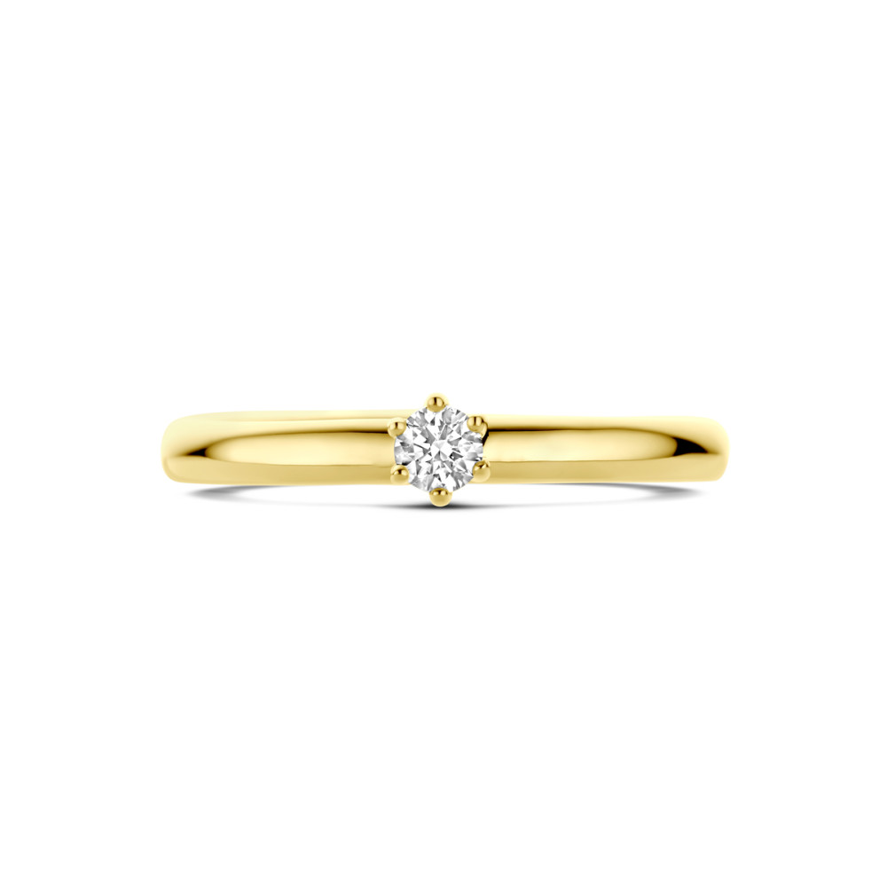 klassieke-14-karaat-gouden-solitair-ring-met-diamant-0-1-crt