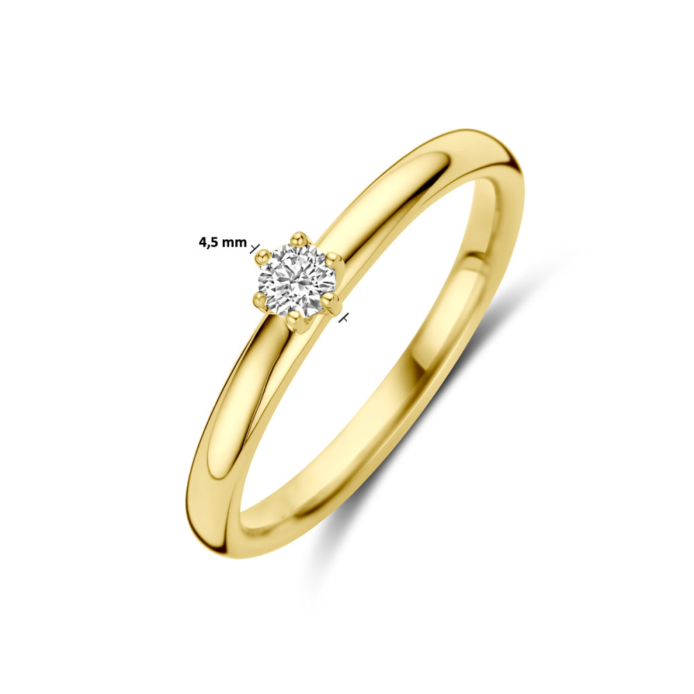 klassieke-14-karaat-gouden-solitair-ring-met-diamant-0-1-crt