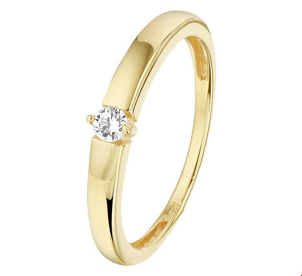 klassieke-solitair-ring-van-14-karaat-goud-met-centrale-zirkonia-in-vierpoots-zetting