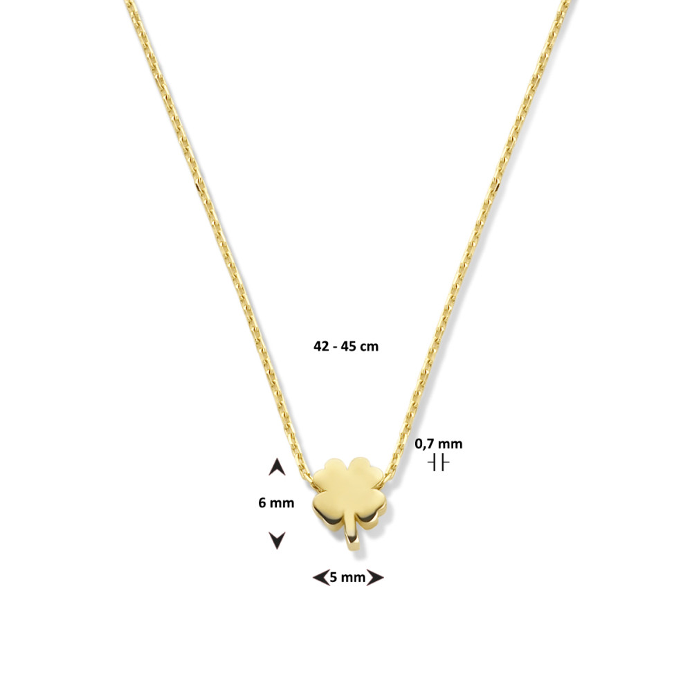 klavertje-vier-1-mm-collier-goud-lengte-verstelbaar-42-45-cm