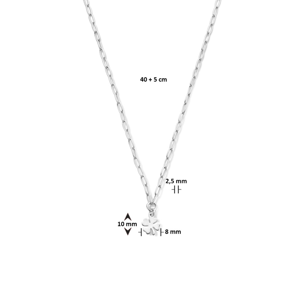 klavertje-vier-2-5-mm-ketting-zilver-gerhodineerd-lengte-verstelbaar-40-45-cm