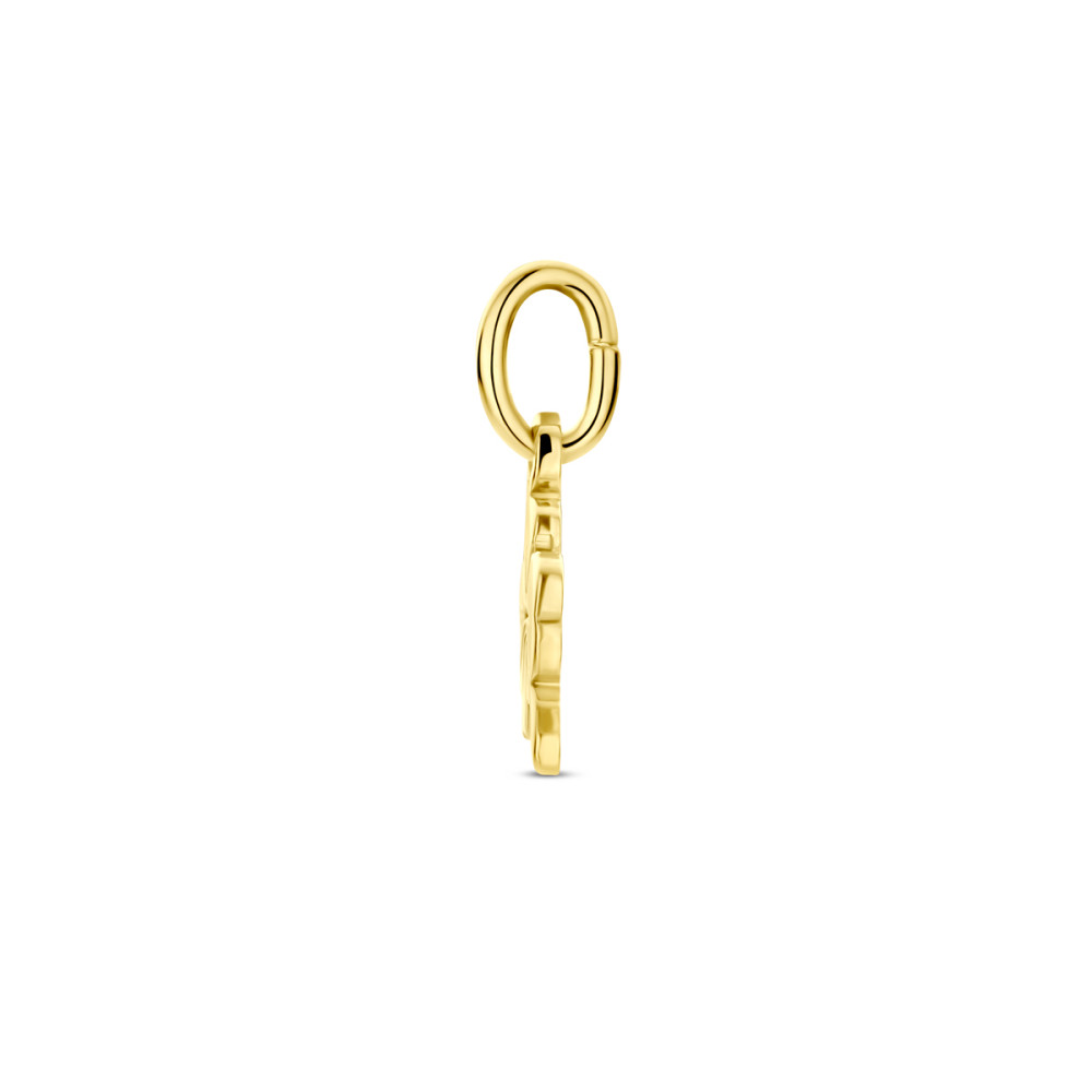klavertje-vier-hanger-9-karaat-goudkleurig-glanzend-6-mm-breed-x-7-5-mm-hoog