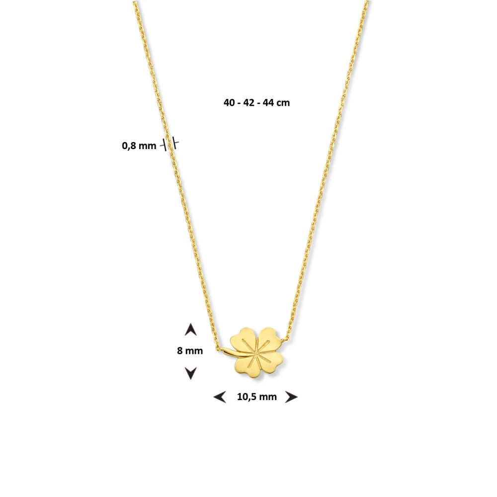 klavertje-vier-ketting-9-karaat-goudkleurig-0-8-mm-breedte-lengte-40-42-44-cm