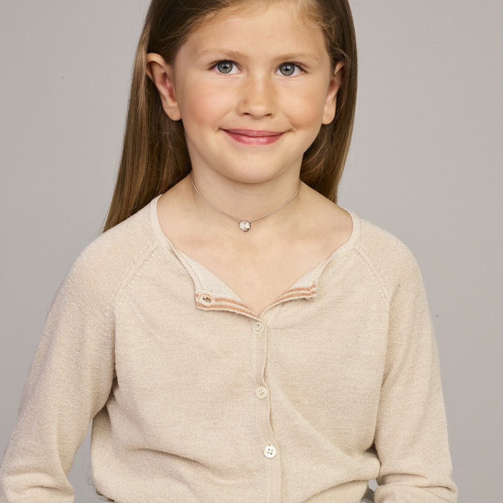 klavertje-vier-ketting-zilver-parelmoer-details-voor-kinderen-lengte-36-40-cm