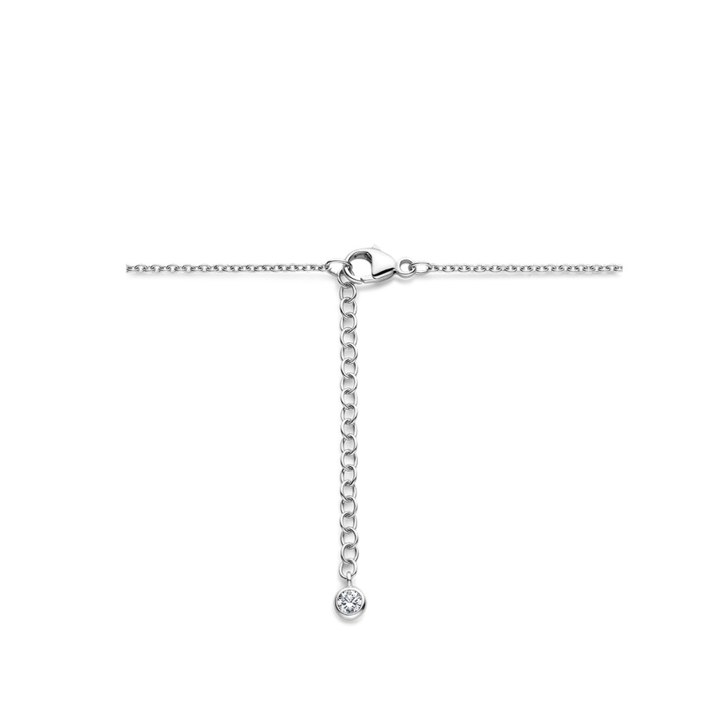 klavertje-vier-ketting-zilver-parelmoer-details-voor-kinderen-lengte-36-40-cm