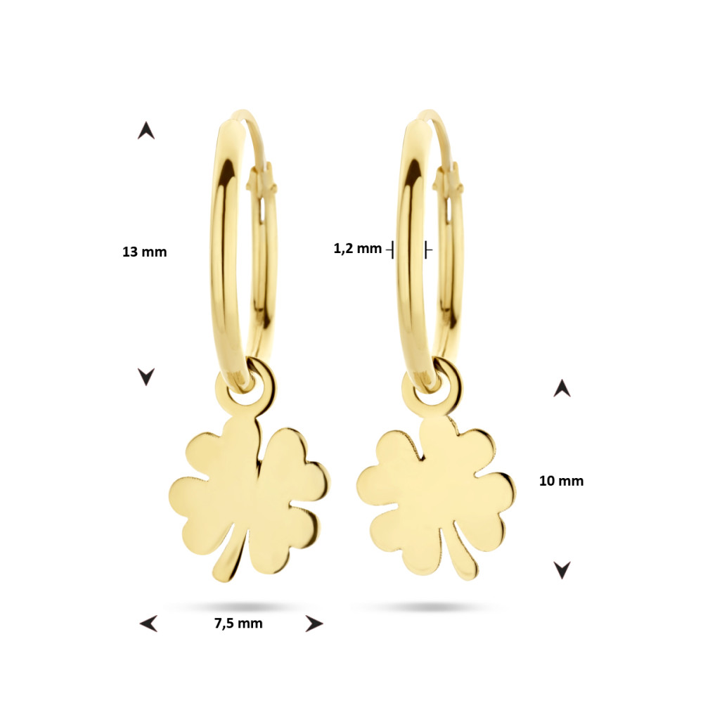 klavertje-vier-oorringen-met-hanger-14-karaat-goud-diameter-13-mm
