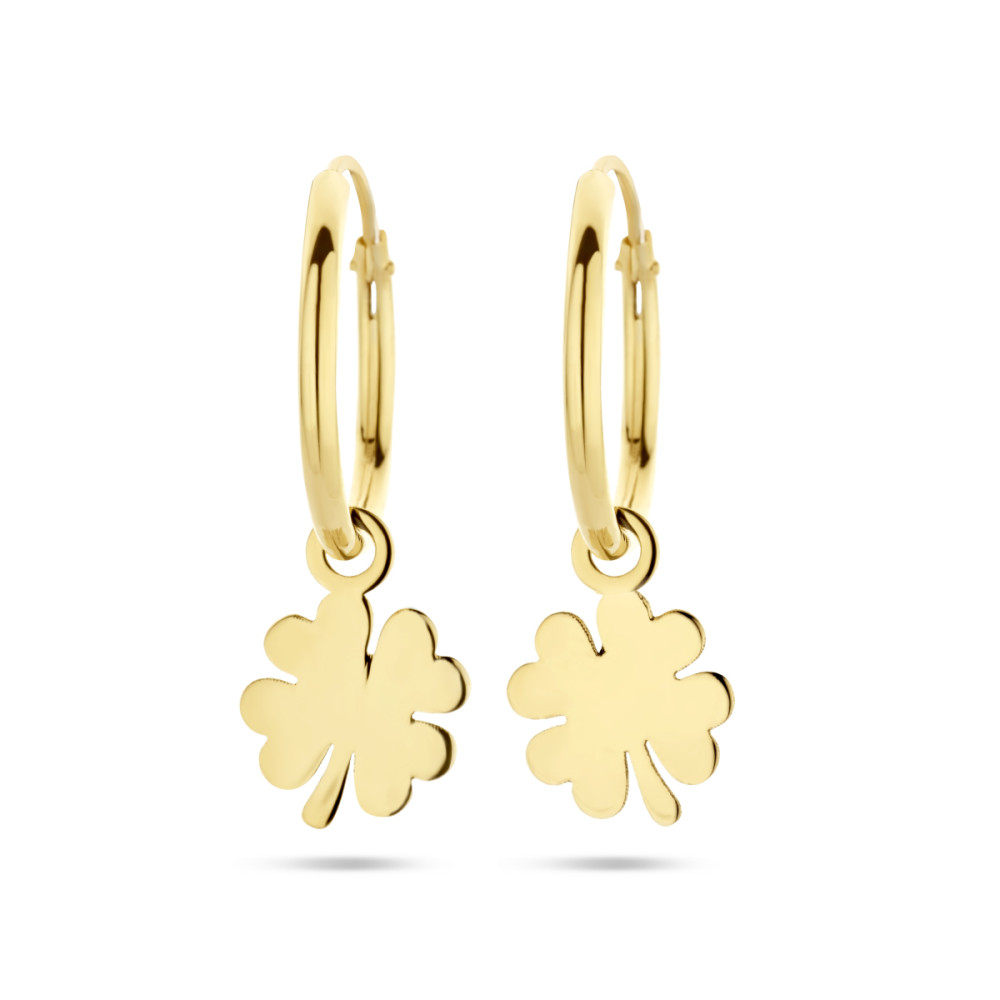 klavertje-vier-oorringen-met-hanger-14-karaat-goud-diameter-13-mm