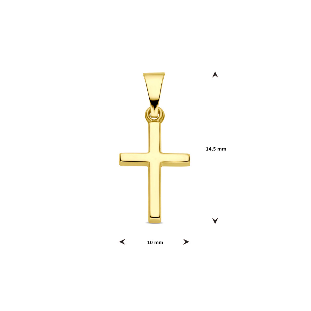 kruis-hanger-9-karaat-goudkleurig-glanzend-10-mm-breed-x-14-5-mm-hoog
