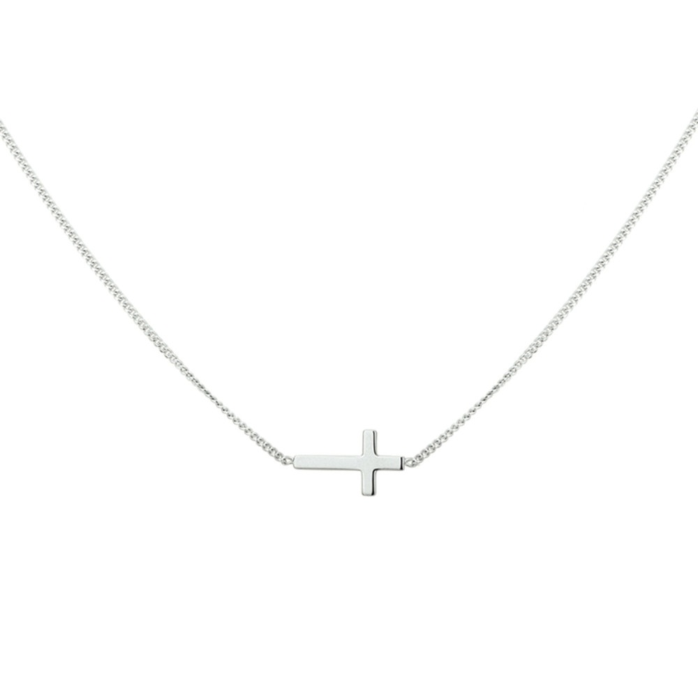 kruisjes-ketting-zilveren-gerhodineerde-venetiaanse-schakels-1-mm-breedte-lengte-40-45-cm
