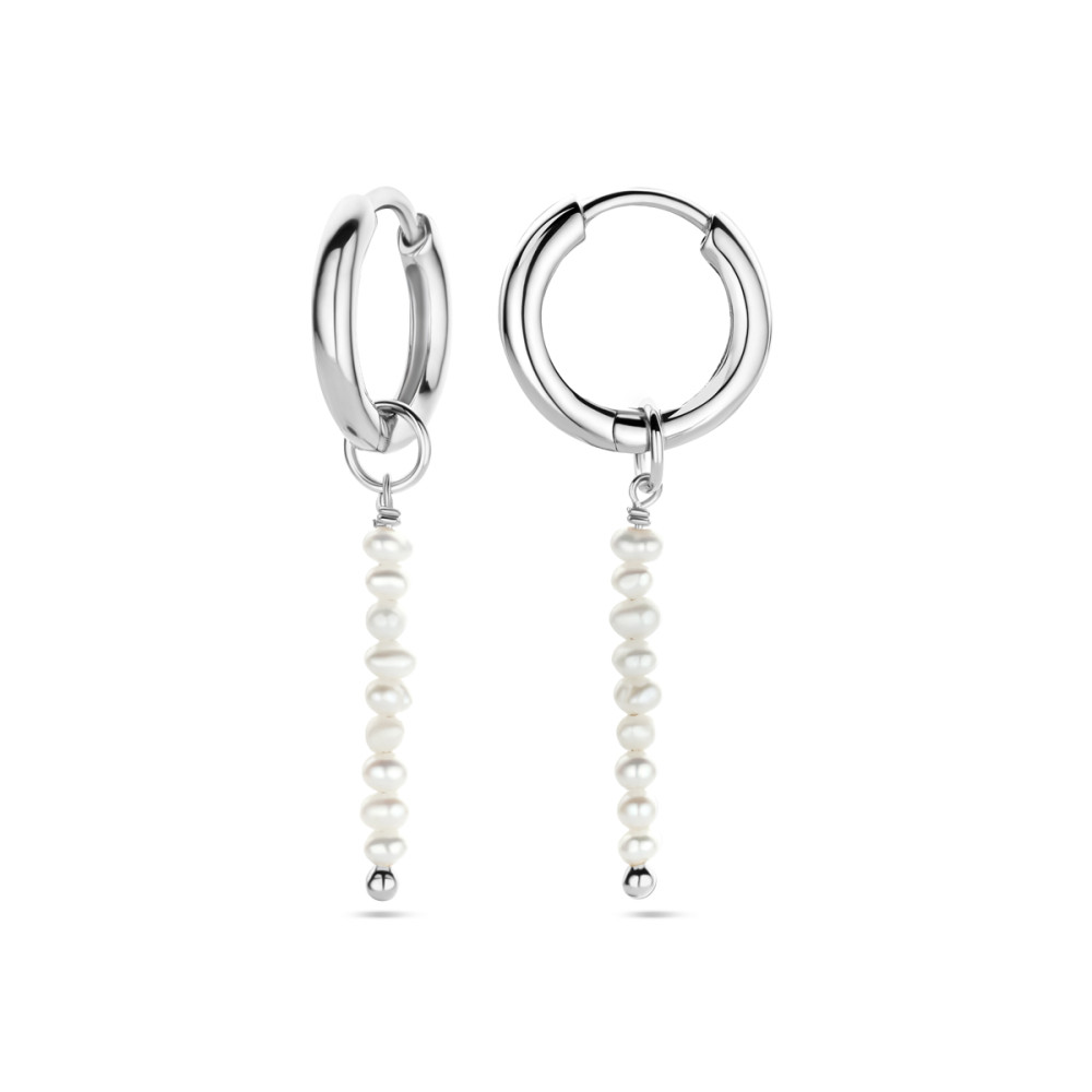 lange-klapoorringen-met-parel-zilver-23-mm