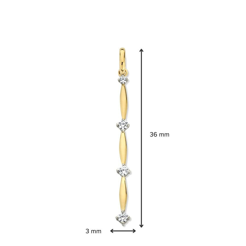 langwerpige-gouuden-hanger-met-vier-zirkonia-stenen-3-mm-breed-hoogte-36-mm
