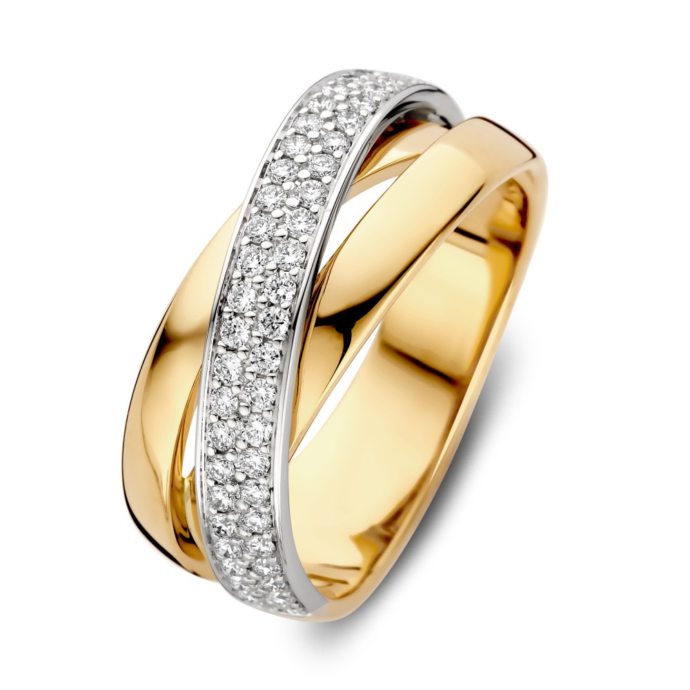 luxe-crossover-ring-met-tween-gouden-banen-en-een-witgouden-0-37-crt-diamanten-baan