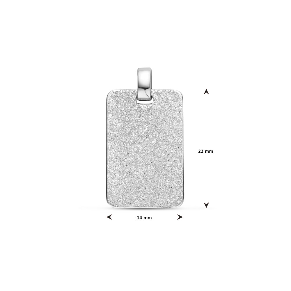 matte-zilveren-rechthoekige-graveerhanger-met-glitter-hoogte-27-mm