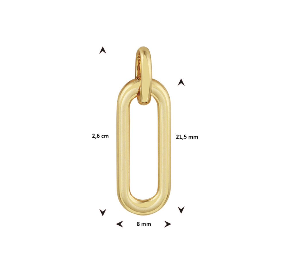 moderne-14-karaat-gouden-hanger-met-ovale-schakel-hoogte-26-mm