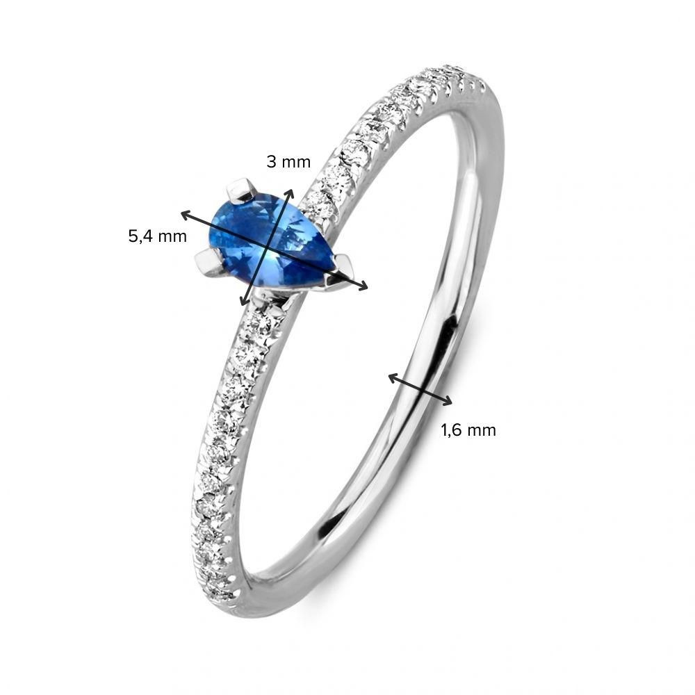 mooie-14-karaat-witgouden-ring-met-peer-geslepen-saffier-en-0-10-crt-diamanten