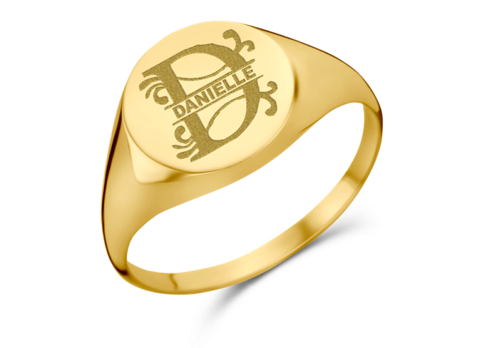 names4ever-14-karaat-gouden-ovale-zegelring-met-gepersonaliseerde-gravure