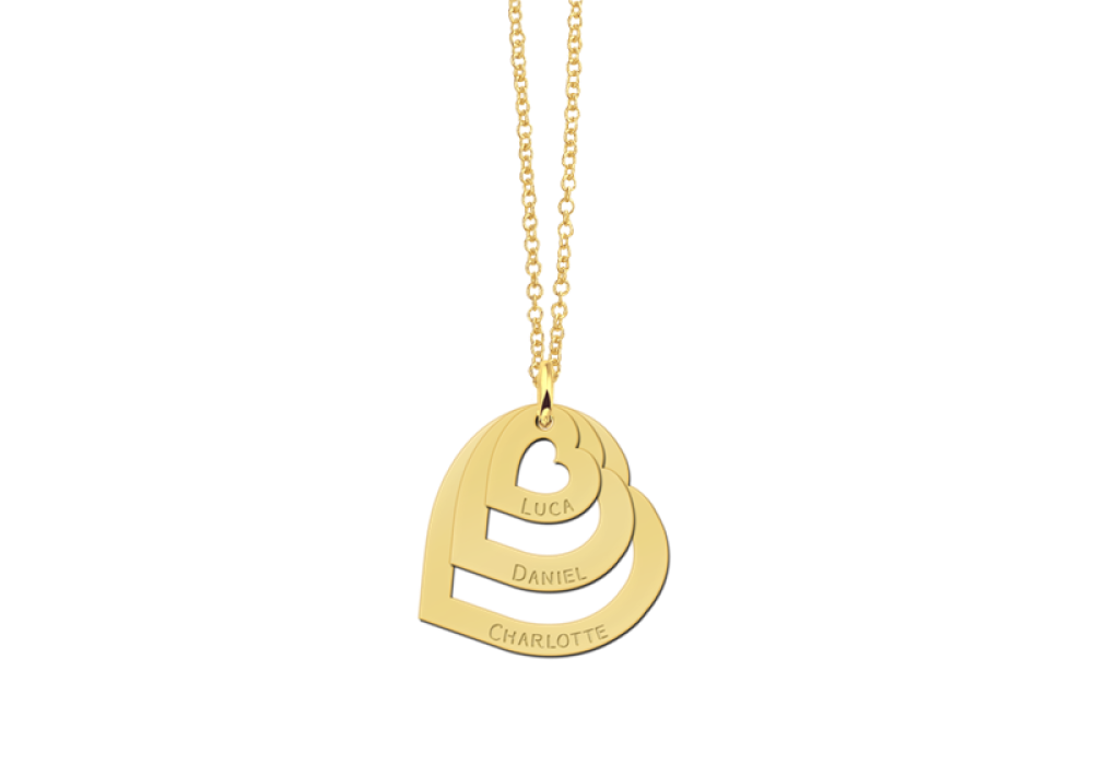 names4ever-gouden-hanger-met-drie-hartjes-met-namen-23-mm-x-23-mm