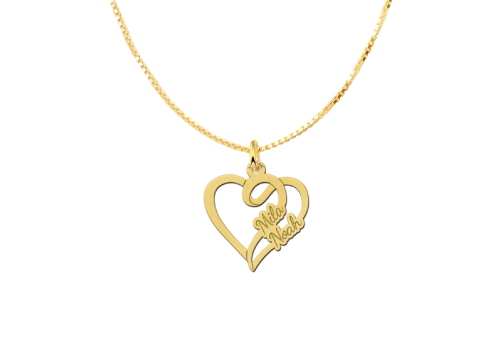 names4ever-gouden-hartjes-hanger-met-twee-persoonlijke-namen-hoogte-20-mm