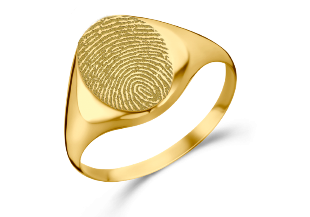 names4ever-gouden-ovalen-zegelring-met-vingerafdruk-14-karaat-graveerbaar