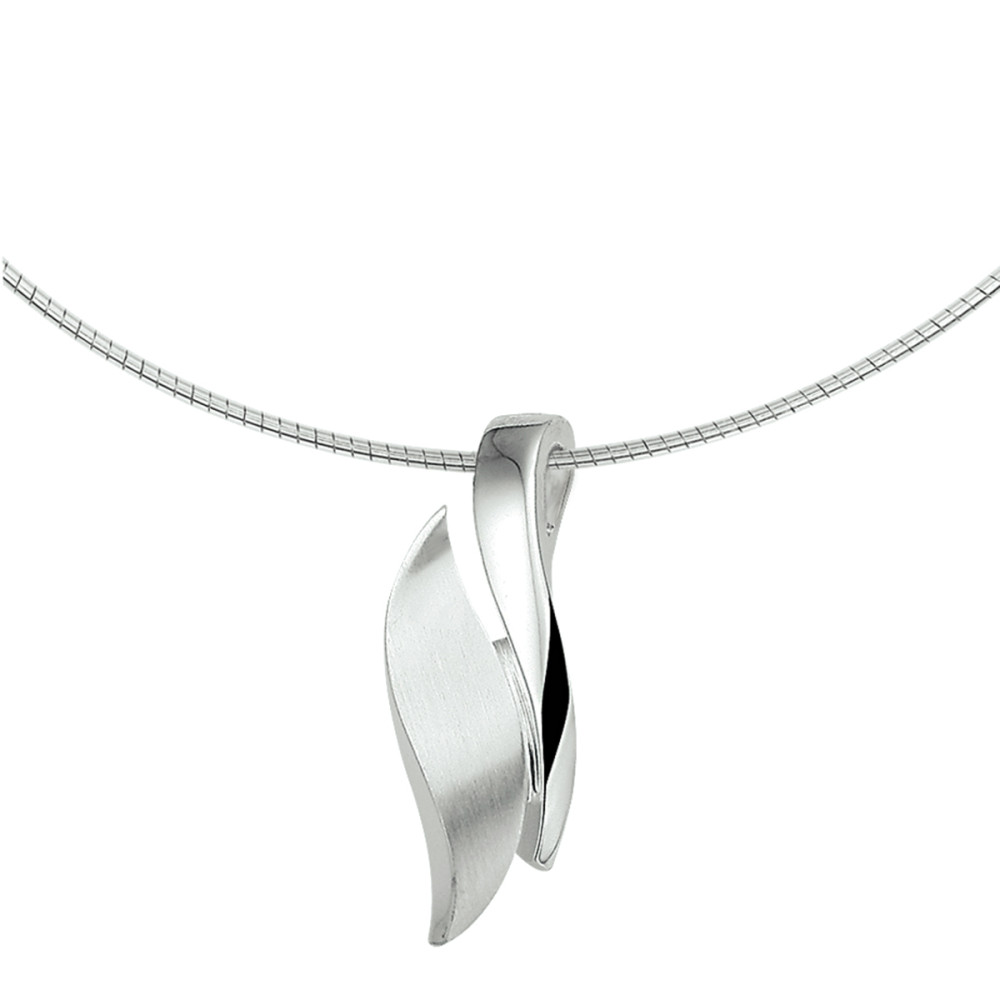 omega-ketting-zilver-matte-en-glanzende-hanger-1-6-mm-breedte-lengte-42-45-cm
