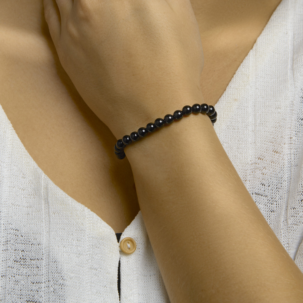 onyx-kralenarmband-voor-dames-925-zilver-glanzend-6-3-mm-breedte-lengte-16-19-cm