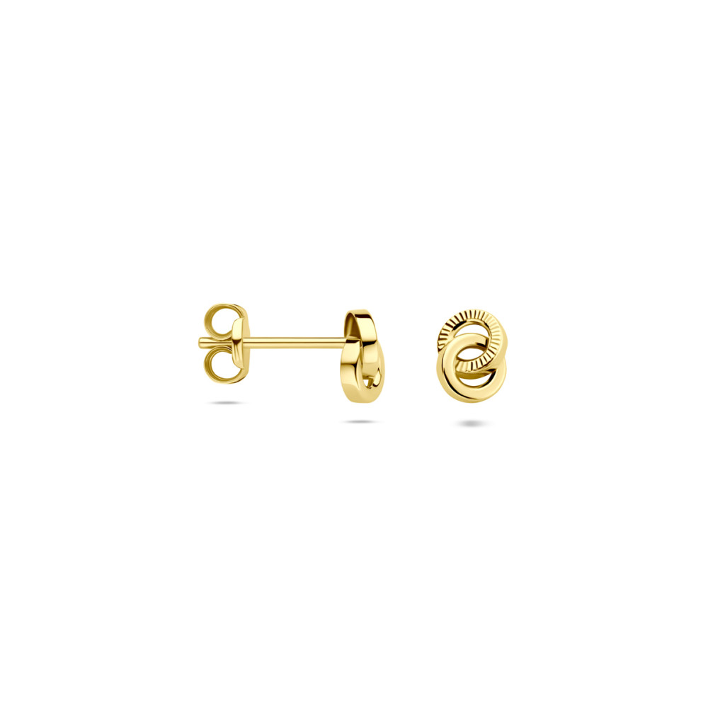 oorknopjes-14-karaat-goud-dubbele-cirkels-gediamanteerd-en-glanzend-4-5-mm-breed-x-6-mm-hoog