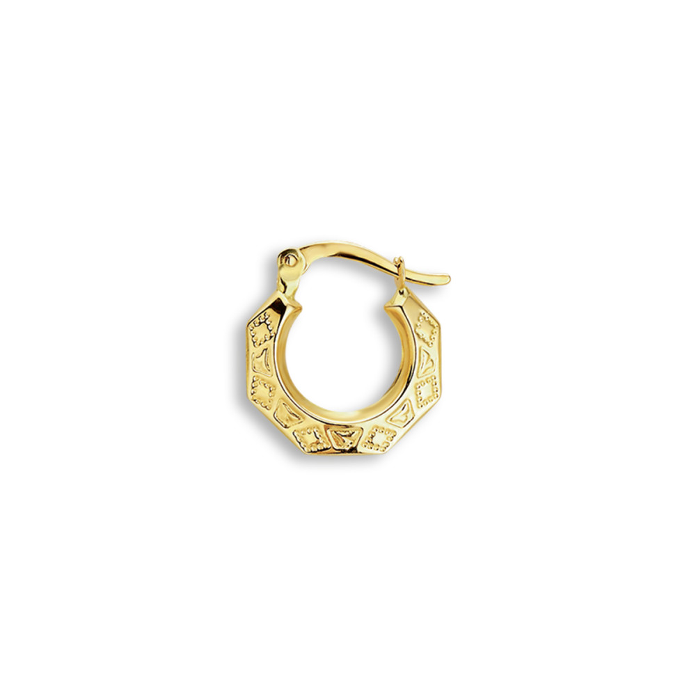 oorring-geometrisch-achtkantig-patroon-14-karaat-goud-glanzend-14-5-mm-diameter-per-stuk